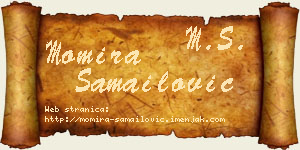 Momira Samailović vizit kartica